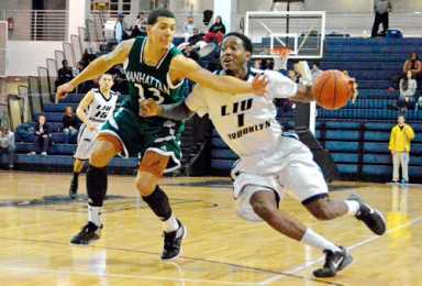 Thompson shines as Blackbirds soar over Manhattan College