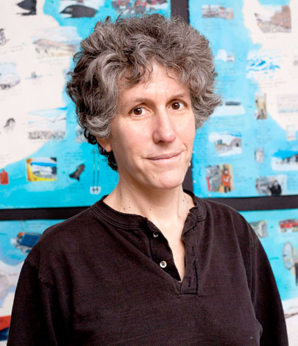 The things she carried! Painter exhibits contents of her suitcase