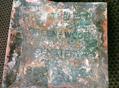 Green-Wood time capsule yeilds soggy stash