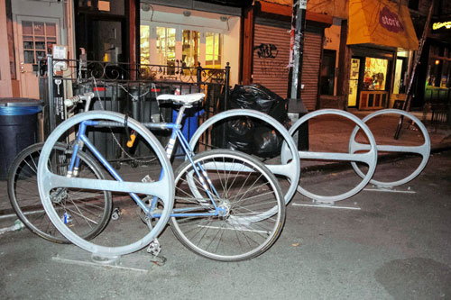 Rack Rancor: new city bike rack reveals neighborhood tension in Crown Heights