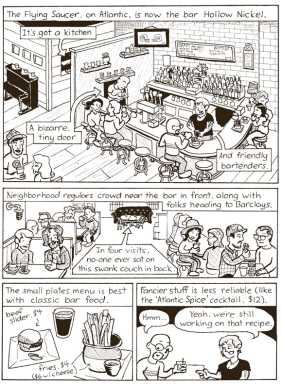 Our Bartoonist mingles with locals, sports fans at Atlantic Avenue bar