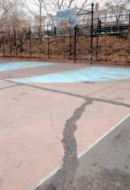 Denied! Owls Head Park basketball players say city not taking care of courts
