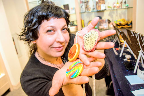 Candy coated couture: Greenpoint jeweler crafts wares from fruit, candy