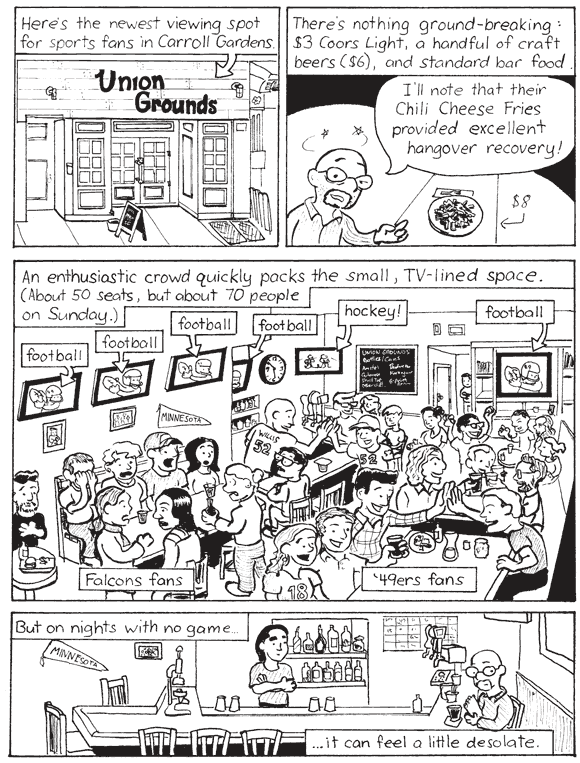 Here’s another Bar Scrawl we forgot to post — sorry Bill and his fans!
