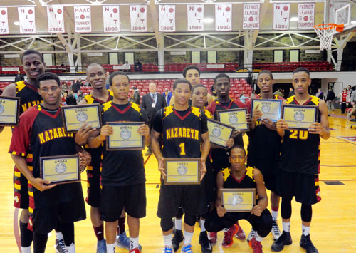 A-OK: Nazareth holds off Spellman for second straight city title