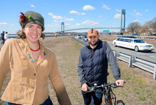 Cyclists push for Verrazano bike lane