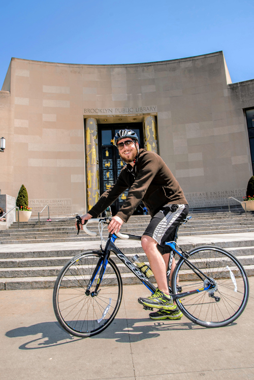 Riding, reading through Brooklyn: Cyclists can hit up all 60 of the borough’s branches