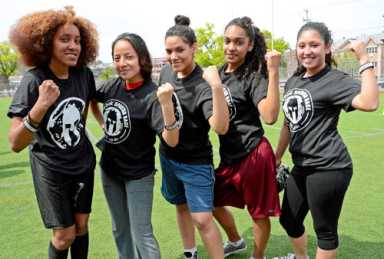 Greek rush! Bensonhurst students compete in Spartan Race