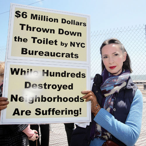 Residents rage against the latrines