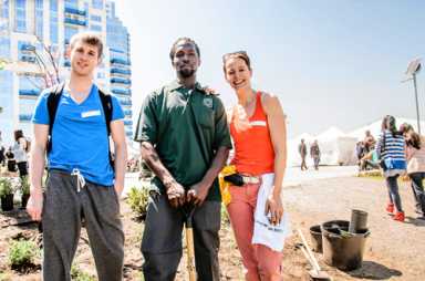 Residents clean up at East River State Park