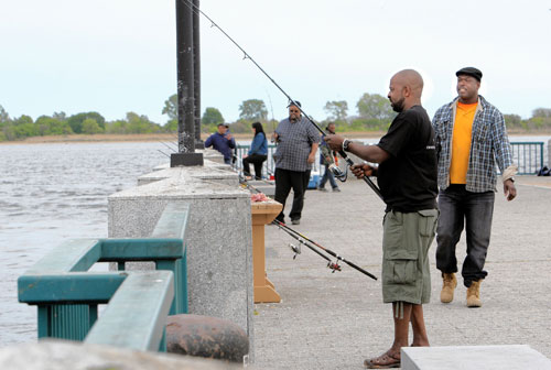 Fished in! Canarsie Pier reopens