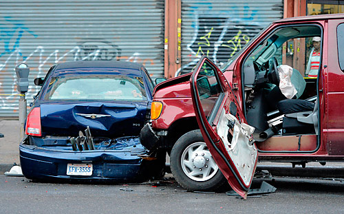 Five Injured in hit-and-run collision on Church Avenue