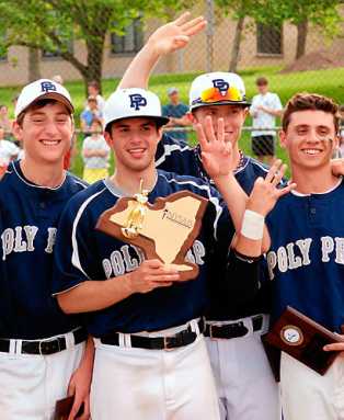 Threepeat! Maldari pitches Poly to third-straight baseball crown
