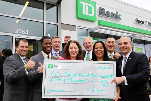 TD Bank boosts our parks