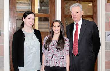 Standing O gives a thumbs-up to award-winning OLG grad