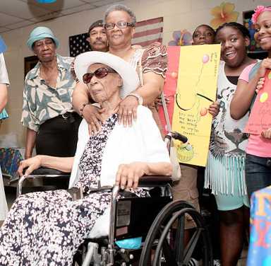 114 years old and still gathering those candles