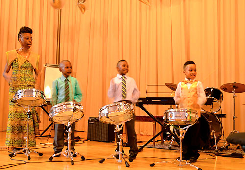 Budding musicians wow with African beats at talent show