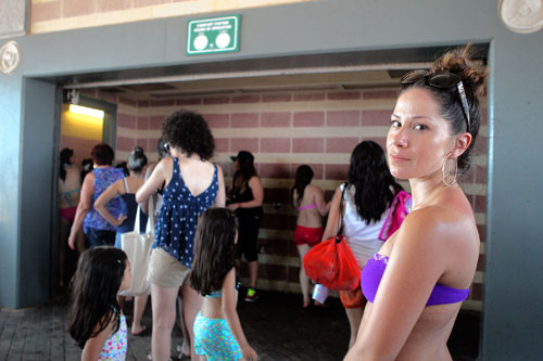 In Coney Island, ocean a fine alternative to still-closed toilets