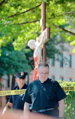 Wave of desecration! Vandal tags Ridge houses of worship