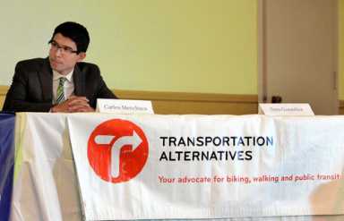 One-way street! Sunset challenger uses incumbent’s absence to push bikes, traffic calming