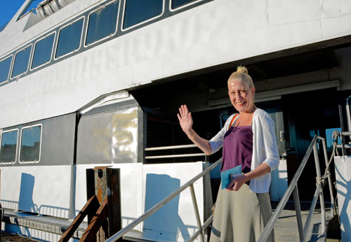 Testing the water! Ferry pilot program launches from Brooklyn Army Terminal