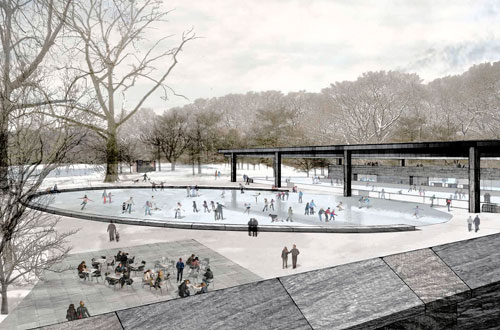 Chasin’ the green! Bank dumps cash into Prospect Park’s rink