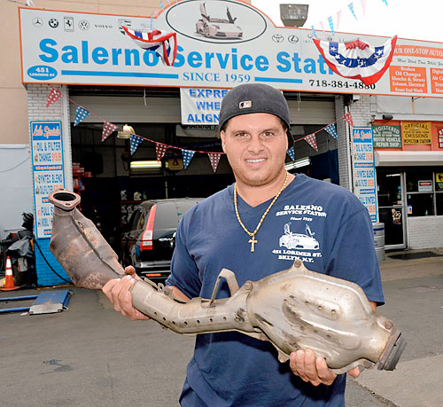 Sawed off! Greenpoint car part thieves cause catalytic catastrophe