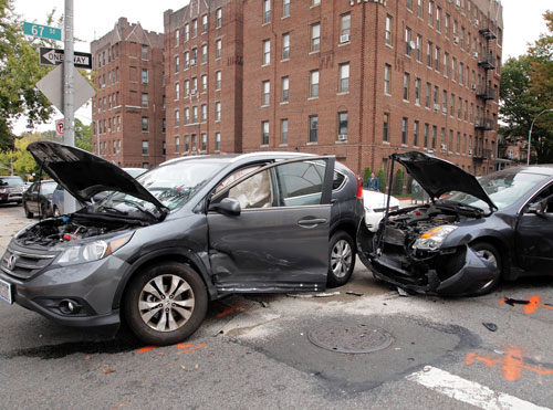 Ridge ram-up! Crash at intersection after city rejects traffic light petition