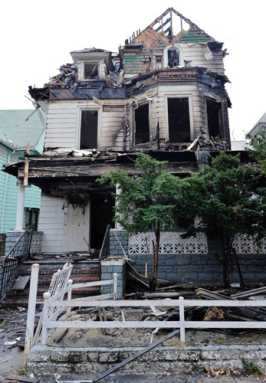 Fire in Flatbush guts Victorian