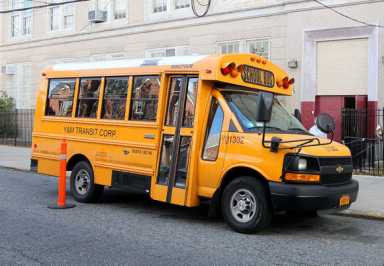 Road rager targets short bus
