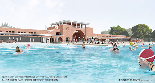 Inside the city’s McCarren Park Pool project