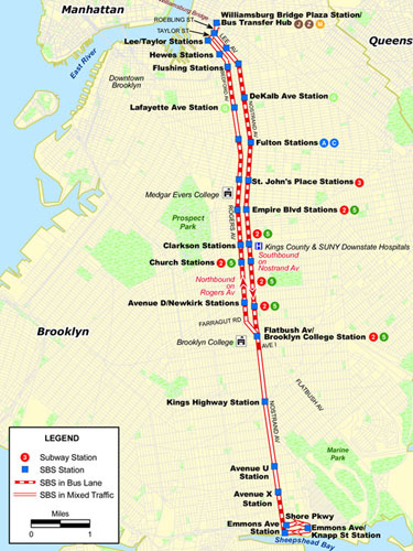 Brooklyn’s first dedicated-lane bus hits the road