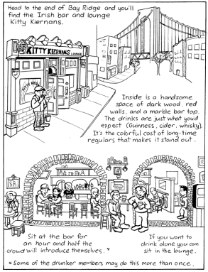 Bartoonist gets lucky at an Irish bar