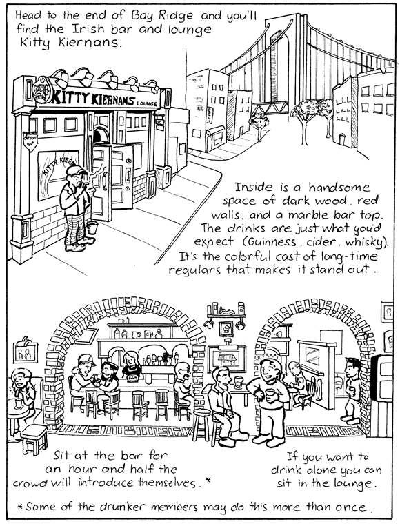 Bartoonist gets lucky at an Irish bar