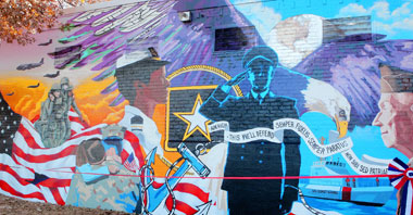 Mural memorializes vets in Bay Ridge