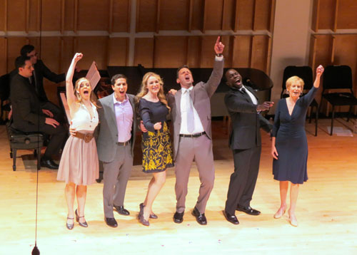 Broadway does Brooklyn: Musical stars sing for their supper