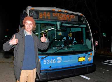 New dedicated-lane bus lowers commute times, raises commuter hackles