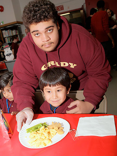 Pre-K tots travel to Grady HS for Christmas party