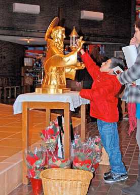 Saint’s remains come to Brooklyn