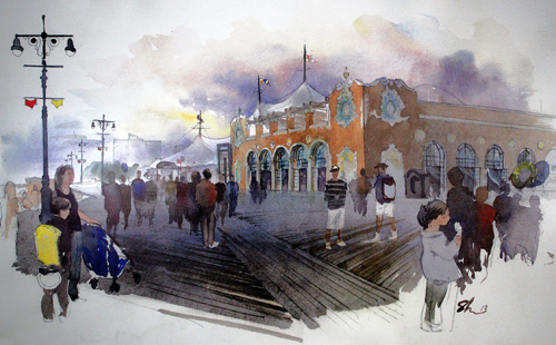 Marty’s Childs play! Plans to convert Coney landmark into outdoor music venue revealed