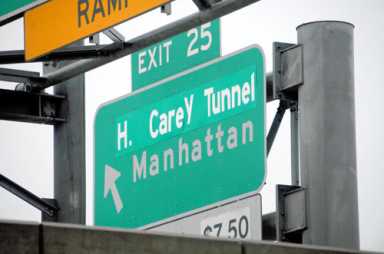 Transportation department fixes Y in the sky typo