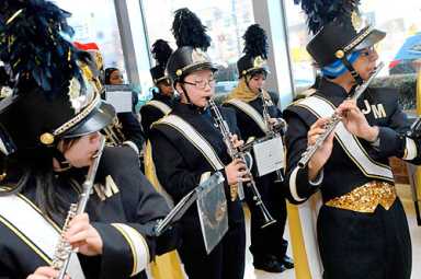 High school band marches to its own tune