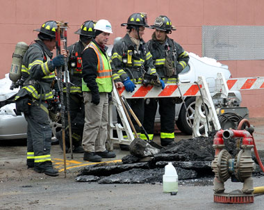 Water breaks and gas passes in Brighton Beach
