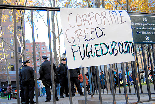 Occupy Wall Street finally gets a Brooklyn accent