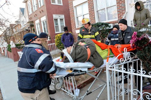 Garbage jump! Trash heap saves East Flatbush fire victim