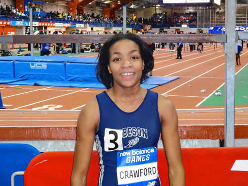 Up-and-coming Crawford shines at New Balance Games for Robeson