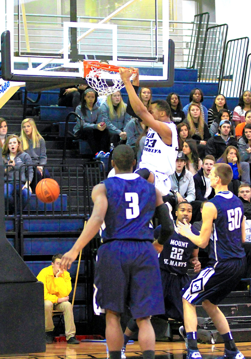 High-flying Blackbirds top Mount St. Marys