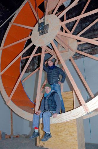 B’wick performance artists to live in giant hamster wheel for 10 days