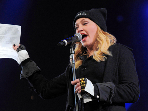 Pussy Riot, Madonna touch down at Barclays Center for human rights hootenanny