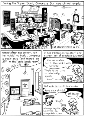 Bartoonist cuts the cord
